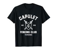 Capulet Fencing Club Romeo and Juliet Funny Book Lover Camiseta
