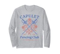 Capulet Fencing Club Romeo and Juliet Funny Book Lover Manga Larga
