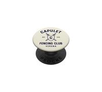 Capulet Fencing Club Romeo and Juliet Funny Book Lover PopSockets PopGrip Adhesivo
