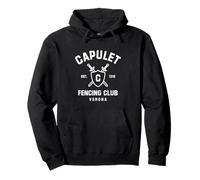 Capulet Fencing Club Romeo and Juliet Funny Book Lover Sudadera con Capucha
