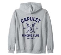 Capulet Fencing Club Romeo and Juliet Funny Book Lover Sudadera con Capucha