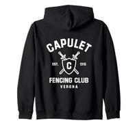 Capulet Fencing Club Romeo and Juliet Funny Book Lover Sudadera con Capucha