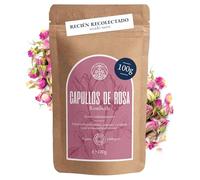 Capullos de Rosa Secos Monte Nativo (100g) - Té de Rosa Búlgara - Flores Secas - Regalo de Té