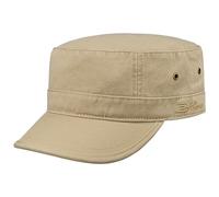 CapUniverse Gorra Urbano Militar Mujer/Hombre - Gorro de Cuba algodón con Visera, Cerrado por atrás Otoño Primavera Invierno Verano Verano/Invierno - L/XL (58-61 cm) Beige