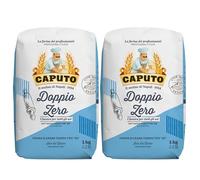 Caputo Doppio Zero 1 kg - Harina de Trigo Tipo 00 Italiana para Pizza Napolitana, Pasta y Pan Casero - Molino Caputo - Pack Laborawi (x2)