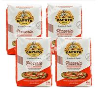 Caputo - Harina Italiana Pizzeria Tipo "0" 1 Kg x 4 uds - Pack Promoo