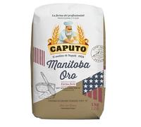Caputo Manitoba Oro 1 kg - Harina de Fuerza Italiana para Largas Fermentaciones, Panettone, Brioche y Pizza - Molino Caputo - Pack Laborawi (x1)