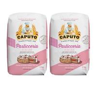 Caputo Pasticceria 1 kg - Harina de Trigo Suave Italiana para Repostería, Bizcochos y Galletas - Molino Caputo - Pack Laborawi (x2)