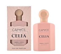 Capvce Exclusive CELIA Eau de Parfum (100 ml), fragancia floral cálida para mujer con ámbar y neroli, perfume vegano y duradero, elegante idea de regalo para mujeres