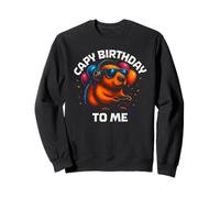 Capy Birthday To Me - Divertido cumpleaños de Capybara Gaming Sudadera