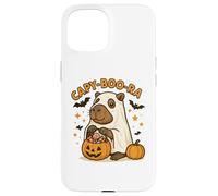 Capy-Boo-Ra Funny Ghost Capybara Halloween Costume Carcasa para iPhone 15