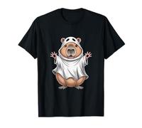 Capy Ghost Halloween - Adorable Cachorro en Disfraz Espeluznante y Lindo Camiseta