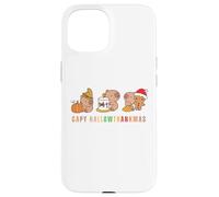 Capy Hallowthankmas Capybaras Halloween Thanksgiving Xmas Carcasa para iPhone 15