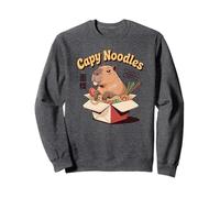 Capy Noodles Funny Capybara Ramen Comida para llevar Sudadera