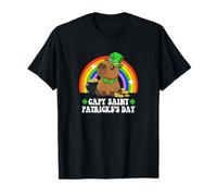 Capy Saint Patricks Day St Paddy's Green Shamrock Capybara Camiseta