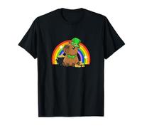 Capy Saint Patricks Day St Paddy's Green Shamrock Capybara Camiseta