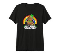 Capy Saint Patricks Day St Paddy's Green Shamrock Capybara Camiseta Premium