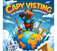 Capy Visiting The World Landmarks Coloring Book: bold & Easy To color | 40 Unique images For all Ages