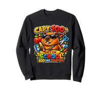 Capybara 100 días de Clases Capy 100 Days Smarter Cute Sudadera