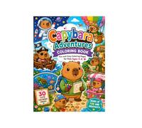 Capybara Adventures Coloring Book: Fun and Cozy Coloring Pages for Kids Ages 4-8