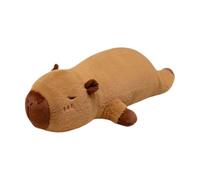 Capybara - Almohada para - Cojín de cuerpo de dibujos animados de felpa, suave apoyo lateral para dormir con comodidad llena, adorable pieza decorativa en forma de animal | Dormitorio sofá