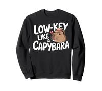 Capybara amante divertido roedor vida silvestre Animal Capy Sudadera