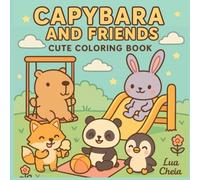 Capybara and Friends Cute Coloring Book
