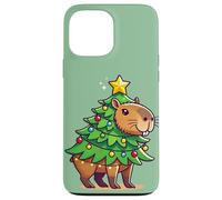 Capybara Árbol de Navidad, Capibara de Navidad divertida Carcasa para iPhone 13 Pro Max