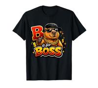 Capybara B is For Boss, Divertida Broma sarcástica, novedosa gráfica Camiseta