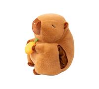 Capybara Backpack, Stuffed Hand Warmer, 12,99 x 11,81 in Cute Children, Animal Toy Backpack, Cold Weather, Perfecto para decoración y diversión, a, Se référer au descriptif