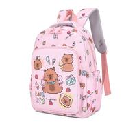 Capybara Backpacks with Lunch Box - Large Capacity Back, Student Lunch Backpack | School Backpack Set with Pencil Case and Lunchs Tote, Travel Bookbag for Girls Boys Kids, Daily Travel
