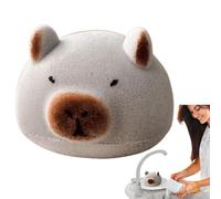 Capybara Bath Sponge, Soft Shower Body Scrubber Women, Men, Kids, Gentle Bath Ball for Face & Body, Dishwashing, Cleaning Tables & Glass, 12.5x10cm