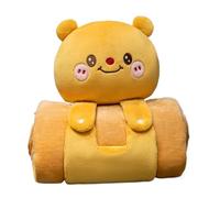 Capybara Blanket - Capybara Shape Kids Sleeping Mat, Waterproof Cute Soft Travel Pillows, Comfortable Soft Flannel Blankets Napping Throw Blankets For Family, Friends, Pool, Garden Or Beach