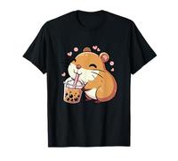 Capybara Boba Bubble Tea para niños, niñas y niños, capibara kawaii Camiseta