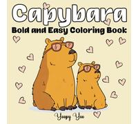Capybara: Bold and Easy Coloring Book