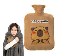 Capybara - Bolsa de agua caliente de felpa, calentador de manos, agua caliente, bolsa de agua caliente Capybara | Bolsa de agua caliente para botella de agua caliente para vejiga, para