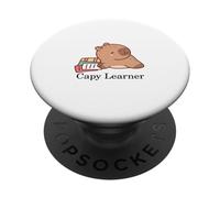Capybara Books y Aprendiz de Capy School PopSockets PopGrip Adhesivo