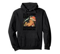 Capybara botánico de pantano de Acuarela Slow Living Capy Sudadera con Capucha