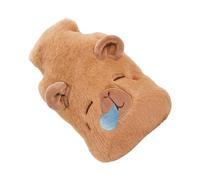 Capybara - Botellas de agua caliente, a prueba de fugas, suave, de agua caliente, para invierno, piernas, hombros, cuello, espalda, viajes, escuela, camping, niños, mujeres y hombres