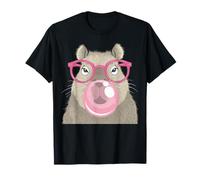 Capybara Bubble Gum Funny Cute Capy Roedor Mujeres Niños Niñas Camiseta