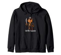 Capybara Call Me Capytain Pirata Animal Lover Niños Niñas Niño Sudadera con Capucha