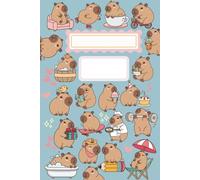 Capybara Calm Splash: Teal Pastel Notebook for Journaling, Planning, and Creative Ideas: Cute Kawaii Capybara Journal with Matte Softcover and 120 ... Artists, Animal Lovers, and Everyday Notes