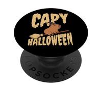 Capybara Capy Halloween PopSockets PopGrip Adhesivo
