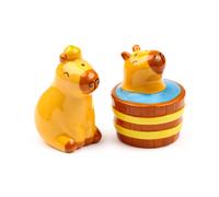 Capybara ceramic salt & pepper set