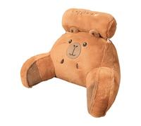 Capybara Chair Cushion - Ergonomic Bed Pillow with Arm and Back Support, Soft Coziy Seating Accessory | Floor or Couch Use, Adult and Kid Friendly, Reading or TV Time Resting Comfort, Sleeping Upright