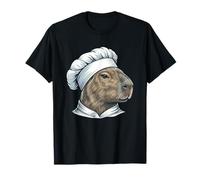 Capybara Chef Cocina Gráfico De Dibujos Camiseta