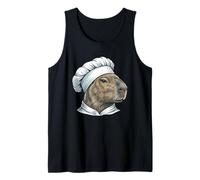Capybara Chef Cocina Gráfico De Dibujos Camiseta sin Mangas