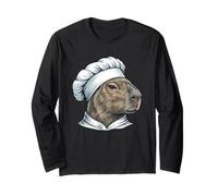 Capybara Chef Cocina Gráfico De Dibujos Manga Larga