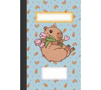 Capybara Cloud Notes - Pastel Blue Journal for Calm Thoughts & Creative Flow: Soft Animal Notebook with Matte Cover and 120 Lined Pages for Students, Artists, and Dreamers
