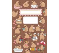 Capybara Cocoa Calm: Brown Pastel Notebook for Journaling, Planning, and Cozy Creativity: Kawaii Capybara Journal with Matte Softcover and 120 Lined ... Animal Lovers, and Thoughtful Organization